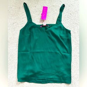 Lilly Pulitzer NWT 00 Nadia Evergreen Cami